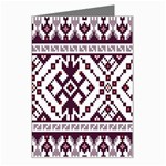 Illustration Ukrainian Folk Seamless Pattern Ornament Greeting Card