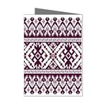 Illustration Ukrainian Folk Seamless Pattern Ornament Mini Greeting Cards (Pkg of 8)