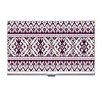 Illustration Ukrainian Folk Seamless Pattern Ornament Business Card Holder