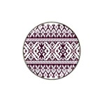 Illustration Ukrainian Folk Seamless Pattern Ornament Hat Clip Ball Marker