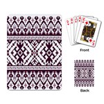 Illustration Ukrainian Folk Seamless Pattern Ornament Playing Cards Single Design (Rectangle)