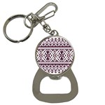 Illustration Ukrainian Folk Seamless Pattern Ornament Bottle Opener Key Chain