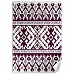 Illustration Ukrainian Folk Seamless Pattern Ornament Canvas 12  x 18 