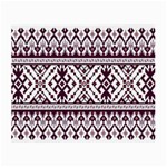 Illustration Ukrainian Folk Seamless Pattern Ornament Small Glasses Cloth (2 Sides)