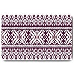 Illustration Ukrainian Folk Seamless Pattern Ornament Large Doormat