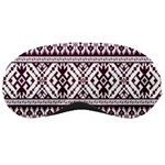 Illustration Ukrainian Folk Seamless Pattern Ornament Sleep Mask