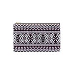 Illustration Ukrainian Folk Seamless Pattern Ornament Cosmetic Bag (Small)