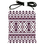 Illustration Ukrainian Folk Seamless Pattern Ornament Shoulder Sling Bag