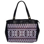 Illustration Ukrainian Folk Seamless Pattern Ornament Oversize Office Handbag