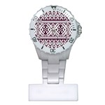 Illustration Ukrainian Folk Seamless Pattern Ornament Plastic Nurses Watch