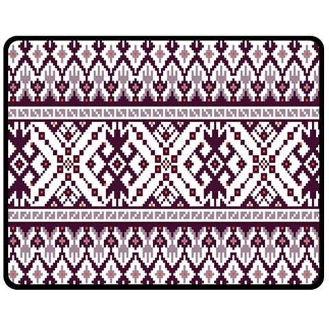 Illustration Ukrainian Folk Seamless Pattern Ornament Two Sides Fleece Blanket (Medium) from ArtsNow.com 58.8 x47.4  Blanket Front