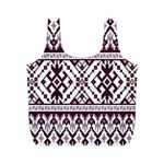 Illustration Ukrainian Folk Seamless Pattern Ornament Full Print Recycle Bag (M)