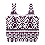 Illustration Ukrainian Folk Seamless Pattern Ornament Full Print Recycle Bag (L)