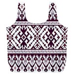 Illustration Ukrainian Folk Seamless Pattern Ornament Full Print Recycle Bag (XL)