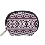 Illustration Ukrainian Folk Seamless Pattern Ornament Accessory Pouch (Small)