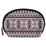 Illustration Ukrainian Folk Seamless Pattern Ornament Accessory Pouch (Large)