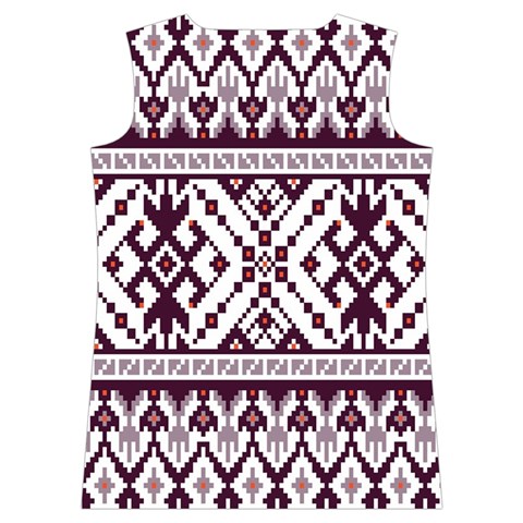 Illustration Ukrainian Folk Seamless Pattern Ornament Women s Basketball Tank Top from ArtsNow.com Back