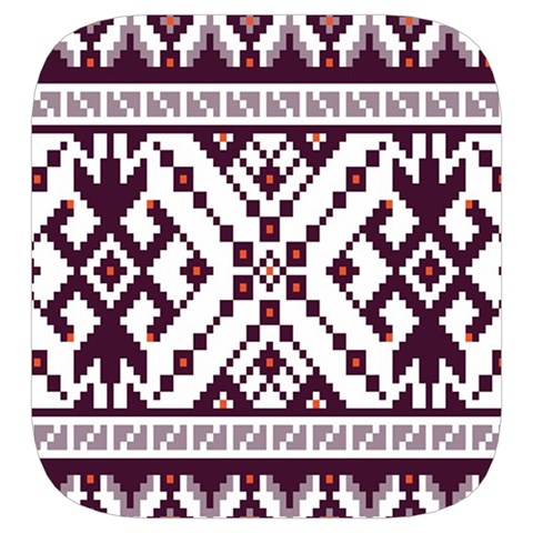 Illustration Ukrainian Folk Seamless Pattern Ornament Toiletries Pouch from ArtsNow.com Side Right