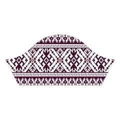 Illustration Ukrainian Folk Seamless Pattern Ornament Cotton Crop Top from ArtsNow.com Right Sleeve