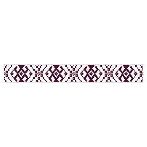 Illustration Ukrainian Folk Seamless Pattern Ornament Make Up Case (Small) from ArtsNow.com Zipper Tape Back