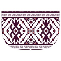 Illustration Ukrainian Folk Seamless Pattern Ornament Make Up Case (Large) from ArtsNow.com Side Right