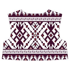 Illustration Ukrainian Folk Seamless Pattern Ornament Kids  Midi Sailor Dress from ArtsNow.com Back Top