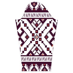 Illustration Ukrainian Folk Seamless Pattern Ornament Kids  Midi Sailor Dress from ArtsNow.com Sleeve Left