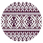 Illustration Ukrainian Folk Seamless Pattern Ornament UV Print Acrylic Ornament Round