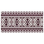 Illustration Ukrainian Folk Seamless Pattern Ornament Banner and Sign 4  x 2 