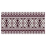 Illustration Ukrainian Folk Seamless Pattern Ornament Banner and Sign 6  x 3 