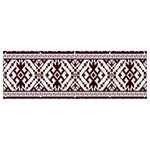 Illustration Ukrainian Folk Seamless Pattern Ornament Banner and Sign 12  x 4 