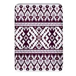 Illustration Ukrainian Folk Seamless Pattern Ornament Rectangular Glass Fridge Magnet (4 pack)