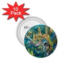 Abstract petals 1.75  Buttons (10 pack)