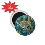 Abstract petals 1.75  Magnets (10 pack) 