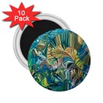 Abstract petals 2.25  Magnets (10 pack) 