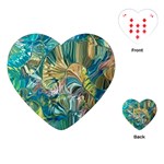 Abstract petals Playing Cards Single Design (Heart)
