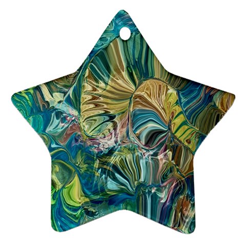 Abstract petals Star Ornament (Two Sides) from ArtsNow.com Back