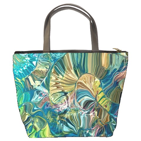 Abstract petals Bucket Bag from ArtsNow.com Back