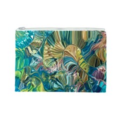 Abstract petals Cosmetic Bag (Large) from ArtsNow.com Front