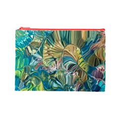 Abstract petals Cosmetic Bag (Large) from ArtsNow.com Front