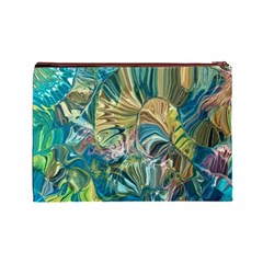 Abstract petals Cosmetic Bag (Large) from ArtsNow.com Back