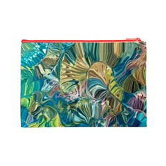 Abstract petals Cosmetic Bag (Large) from ArtsNow.com Back