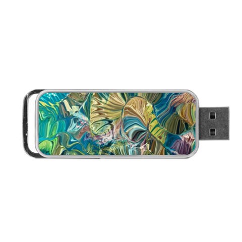 Abstract petals Portable USB Flash (One Side) from ArtsNow.com Front