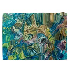 Abstract petals Cosmetic Bag (XXL) from ArtsNow.com Back