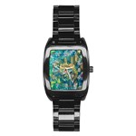 Abstract petals Stainless Steel Barrel Watch