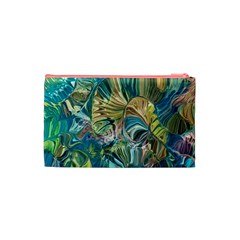 Abstract petals Cosmetic Bag (XS) from ArtsNow.com Back