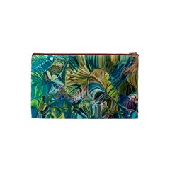 Abstract petals Cosmetic Bag (XS) from ArtsNow.com Back