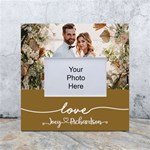 Personalized Wedding Couple Photo Name Box Photo Frame White Box Photo Frame 4  x 6 