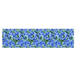 Blue Roses Garden Oblong Satin Scarf (16  x 60 )