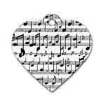 Harmonize Your Soul Dog Tag Heart (One Side)